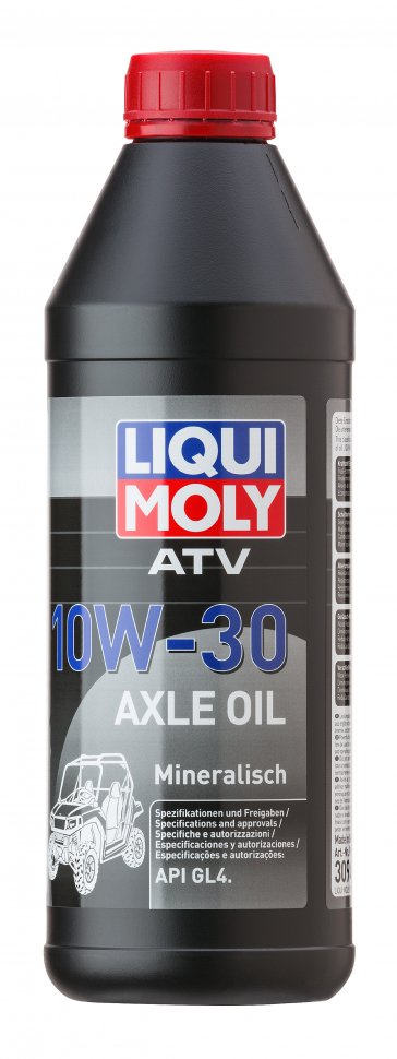 3094 — LIQUIMOLY 10W30 MOTORBIKE AXLE OIL ATV (1L)минтрансмисмасло GL4 LIQUI MOLY